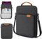 TiMOVO 13 Pollici Tablet Borsa con Tracolla per iPad Air 13, iPad PRO 13, iPad PRO 12.9, Galaxy Tab S9+/S9 Plus/S10+/S10 Plus/S9 Fe+/S9 Fe Plus 12.4, Nero & Grigio