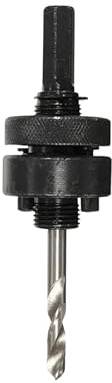 Arbor with Pilot Drill - option to buy Bi Metal HSS Hole Saw - Drilling Cutting Wood, Metal Sheet, Stainless Steel, Plastic, Pipe, Drywall, Circular Holesaw (Arbor, Standard Hex 32-152mm)