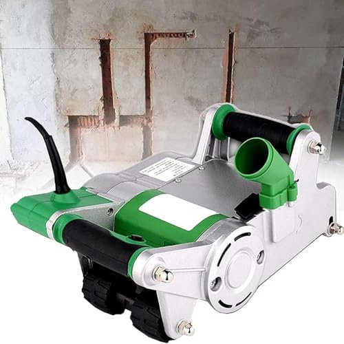 YQDDO Powerful Electric Slotting Machine,Electric Wall Slot Machine Slotting Cutting Machine with Adjustable Slotting Depth,Electric Wall Slot Machine,Slotting Concrete(220v)