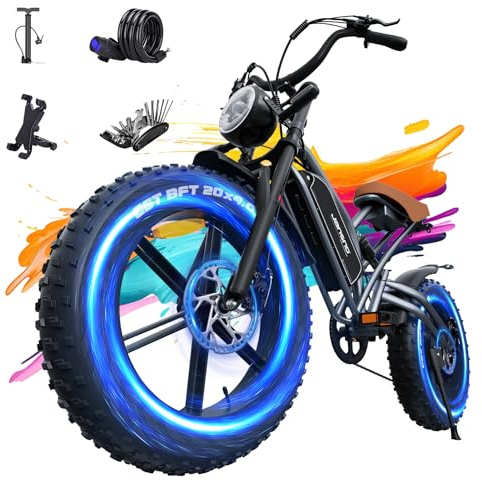 JANSNO Electric bikes for Adults, D1000 Motor Ebike with 48V 25/23/17Ah Battery, Dual Shock Absorbers, 20 x4.0 All-Terrain Tires, Versatile Electric Bike with Multiple Performance Modes