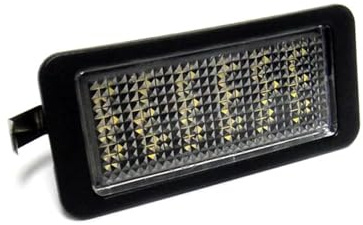 QASULER 1x LED Licence Number Plate Light White Canbus, for 11+ Up Up! E-Up E-up! Citigo Citigo-e iV Mii electric 08-12 Ibiza IV Pre-LCI SC 3D Hatchback Car Tag Light Assembly