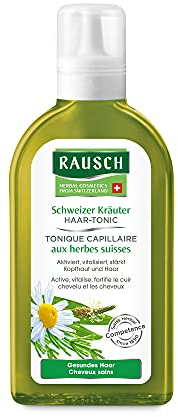 Rausch - Tonico per capelli alle erbe svizzere (rinfresca, previene la formazione di forfora e attenua il prurito, vegano), confezione da 1 (1 x 200 ml)