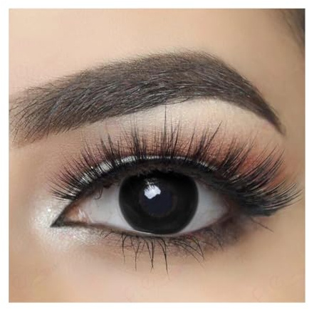 lentilles de couleur crazy black out (sans correction)