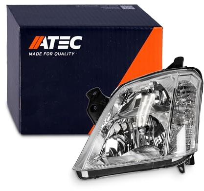 ATEC Germany 1x Hauptscheinwerfer vorne links H7 / H1 Frontscheinwerfer | Kompatibel mit: OPEL MERIVA A Großraumlimousine
