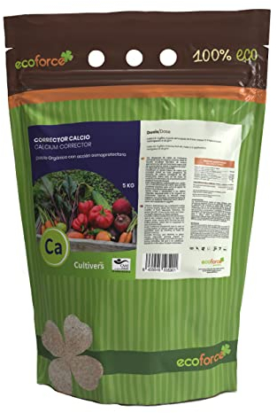 CULTIVERS Engrais Organique au Calcium 5 kg. Engrais 100% Soluble. Correcteur de Calcium à Haute Concentration pour Tous Types de Plantes, Arbres, Arbres fruitiers et légumes