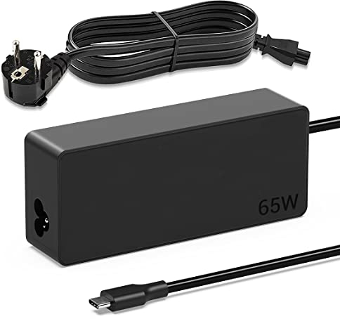65W Lenovo Thinkpad Ladekabel USB C für Lenovo Thinkpad X1 Carbon T14 T15 E14 E15 T480 T490 T580 T590 E480 E580 Yoga C740 720 730 C930 C940 ADLX65YCC3A 20V 3,25A Typ C Laptop Netzteil