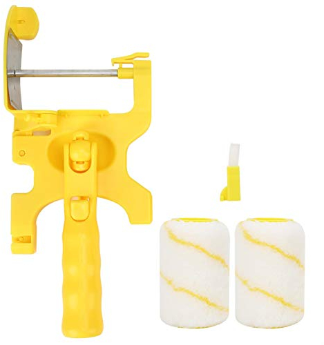 Rouleau de peinture, rouleau de bordure de peinture, poignée universelle simple pour la peinture de coupe de séparation de couleur de bricolage