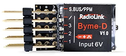 Radiolink Byme-D 3-K-Stabilisator-Flugsteuerung mit Gyroskop 3D-Flug FC für Delta-Flügel-Papierflugzeug SU27 F22