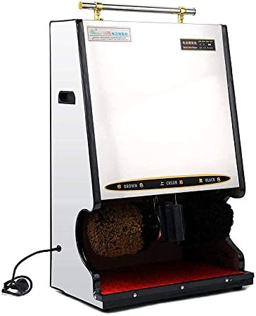 QHYXT Cireuse à Chaussures à Induction Automatique, cireuse à Chaussures électrique Domestique/cireuse à Chaussures pour Entreprise hôtelière, Machine à polir Les Chaussures électrique (H 1#)