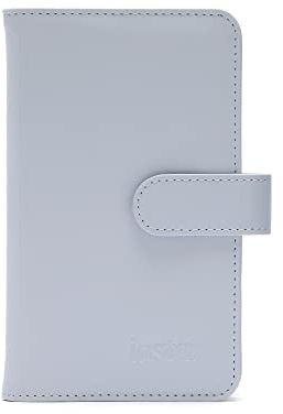 FUJIFILM instax mini Album | Fotoalbum für 108 instax mini Sofortbilder – Gepolstertes Einsteckalbum für Fotos im Format 86 x 54 mm | Clay-White