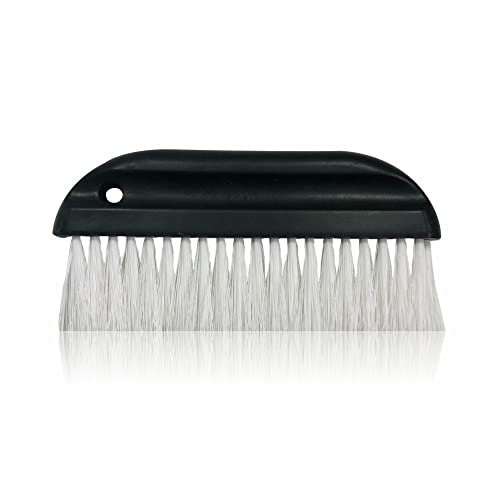 Wallpaper Brush Wallpapering Paper Smoother Tool Smoothing Pasting Hanging Soft Wall DIY Non Abrasive Construction Air Bubble and Creases Remover Fast Lining Vinyl Filling Bristles 9 Inches (1 Pk)