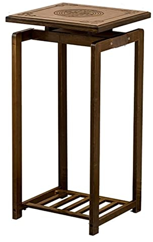 Blumenregal Blumenständer Pflanzenregal Bambus-Blumentöpfe, Blumenständer, Vintage-Blumentopf, Für Drinnen Und Draußen, Dekorativ Blumentreppe Pflanzenständer Blumenbank ( Blue : A , Size : 33*33*67cm