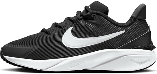 NIKE Star Runner 4 Nn (GS), Sneaker, Black White Anthracite, 37.5 EU