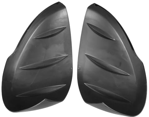 XIBANY Autoteil 1 Pair Front Left Right Side Door Rearview Mirror Cover Trim Cap Fit for Honda Civic 11th 2021 2022 2023 Glossy Black ABS Autoteil