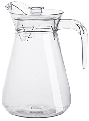 Alipis Brocca In Acrilico Caraffa Per Acqua In Plastica 1L Contenitore Per Acqua Trasparente Con Coperchio Bevanda Bevanda Frigorifero Brocca Brocca Per Tè Freddo Bollitore Per Acqua