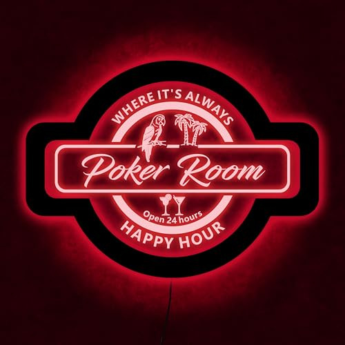 Benutzerdefinierte Tiki Bar Farbwechsel Acryl Wand LED Nachtlicht Neon Wie 4 Größen Personalisieren Sie Ihren Namen