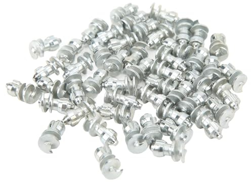 Spikes Reifen 50 Stück Rutschfeste Schnee Reifenbolzen Schraube Rad Reifen Reifen Spikes für Traktor, Lader, Kompaktlader,Gabelstapler, Motorrad