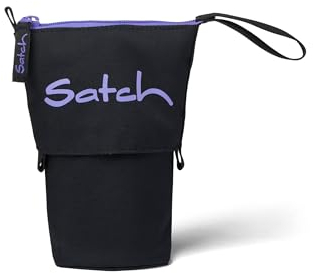 Satch Pencil Slider extra groß inkl. Trennfach Reißverschlussfach Stiftehalter Geodreieck Sichtfenster für Stundenplan