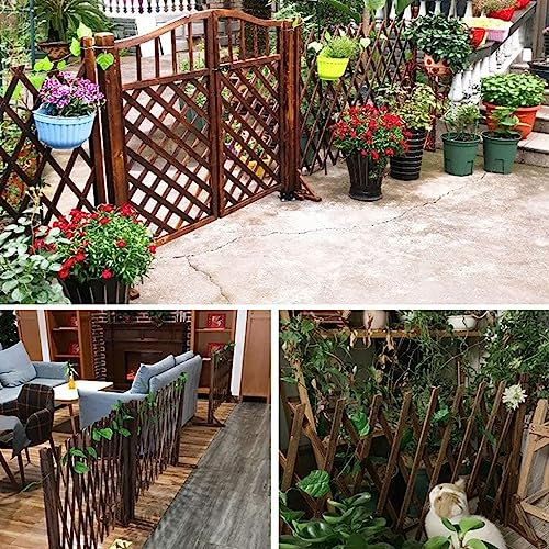 Gitterzaun aus Holz/Gitterdekoration/Teleskopgeländer/Gartenschirm/Gartenzaun im Freien/Haustierzaun Beauty Comes