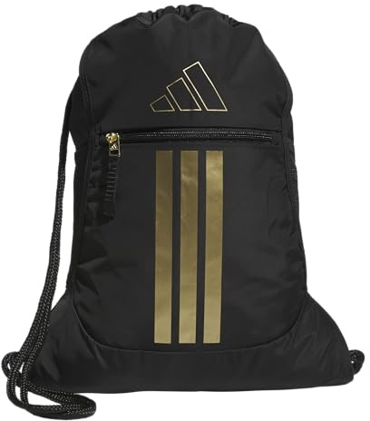 adidas Alliance Sackpack – Drawstring Backpack for Sports, Small Gym Bag