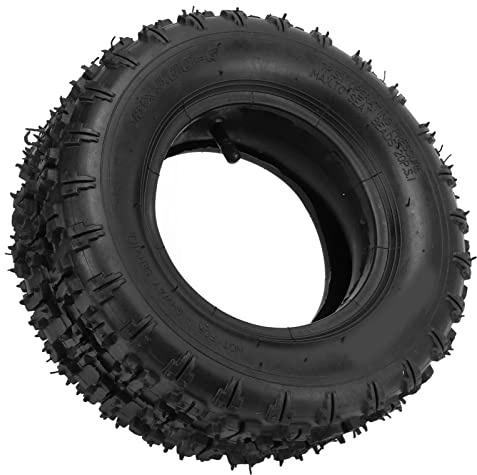 Pneu et Chambre à Air 13x5.00-6 avec Tige de Valve Droite, Pneus Intérieurs et Extérieurs, Pneus épais pour Tondeuse à Gazon, Chasse-Neige, Souffleuse à Neige, Brouette, Tracteur