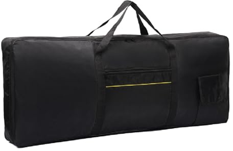 EHJRE 61 Tasten Keyboard Tasche mit Griff, Herren Und Damen, Geschenk, Aufbewahrung, Schutz, E Piano Keyboard Tasche, Handtasche für Reisen, Konzerte