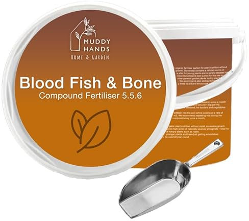 Muddy Hands 5kg Blood Fish and Bone | Ready To Use Natural All Purpose Fertiliser