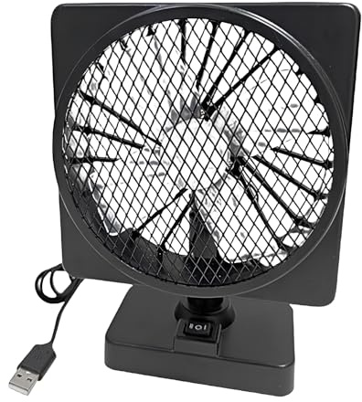 Ventilador de coche de conexión, ventilador USB refrescante para coche, 12 V, Circulador de aire, rotación de 360 grados, accesorio de automóvil, para camping, coche, SUV, Utilidad sedán camioneta