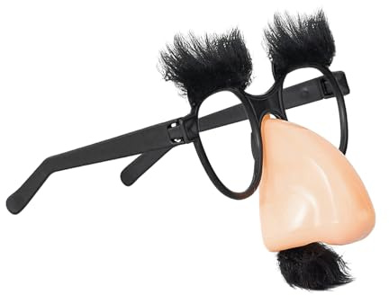 Lustige Disguise Gläser Brille mit Nase und Schnurrbart Große Nase Halloween Dekorative Brille Party Performance Maskerade Karneval Cosplay Requisiten