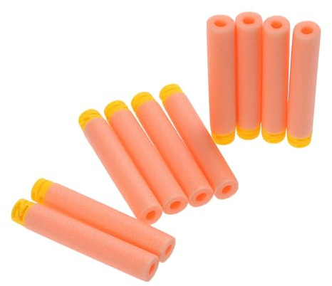 Hemobllo 100 pezzi Dardi Z Soft Head in Schiuma EVA Arancione per Gioco di Guerra Sicuri e Compatibili con Blaster Giocattolo per Ragazzi e Ragazze