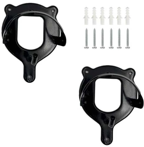 HZZON 2 Stück Trensenhalter Pferd Metall Zaumzeughalter Pferde Halterung Zaumzeug Trensenhaken Pferd Equestrian Bridle Hanger Mit Rohren Und Schraube Haken Pferd Tack für Sattelkammer Reitstall