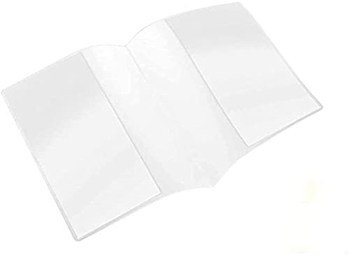 Ejoyous Vaccinationscertifikathållare, Genomskinligt PVC-skydd, Bekväm Korthållare för Vaccinationskort och Pass, 11X14,5 Cm för Resor och Evenemang (Transparent #26)