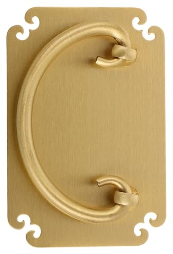 VALICLUD Poignées de Tiroir Vintage en Cuivre pour Meubles Chinois Quincaillerie Décorative à Double Trou 1 Ensemble Dimensions 90X60Mm pour Boîtes et Bibliothèques