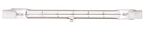 Satco S3142 150 Watt 2600 Lumens T3 Halogen Double Ended R7S Base 120 Volt Clear 118mm Light Bulb, Dimmable