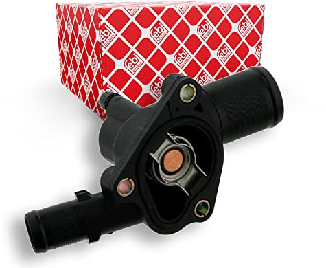 Febi bilstein 24124 Termostato, Refrigerante | Compatible con: Nissan Kubistar Kasten, Renault Clio II, CLIO III, CLIO III Grandtour, CLIO IV, CLIO IV Grandtour, KANGOO