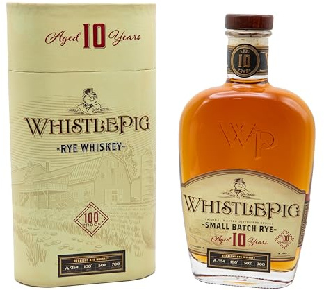 WhistlePig 10 ans d'age Small Batch Rye Whisky 50% 70cl sous étui