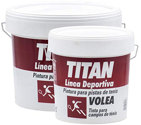 Titan Wandfarbe Tennis Volea rot Titan 4 L