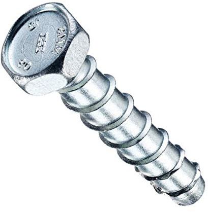 HECO-MM Sechskantkopf 12x 60 verzinkt Multi-Monti Schraubanker, 25 Stück,37120