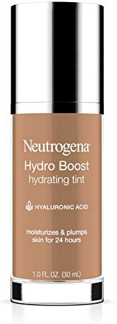 Neutrogena Hydro Boost Feuchtigkeitsspendende Tönung mit Hyaluronsäure, leichte Wassergel-Formel, feuchtigkeitsspendend, ölfrei und nicht komedogenes flüssiges Foundation-Makeup, 115 Kakaofarbe, 3 ml