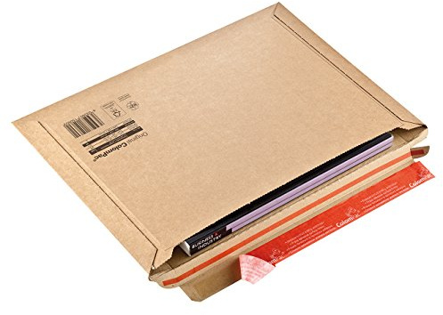 100 ColomPac Versandtaschen mit Querbefüllung, braun, CP 015.02