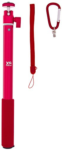Xsories - Perche Selfie Stick extensible Monopod téléscopique BIG U-SHOT - Rouge