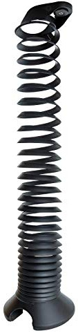 Eisnhauer® Kabelspirale Schwarz, vertikale Kabelführung für unterschiedliche Höhen oder höhenverstellbare Schreibtische bis ca. 160 cm