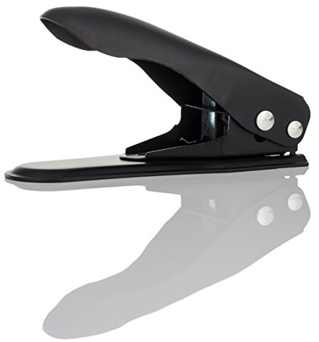 Dual Sim Card Cutter Standard SIM to Micro SIM to Nano SIM Cutting Tool - Black