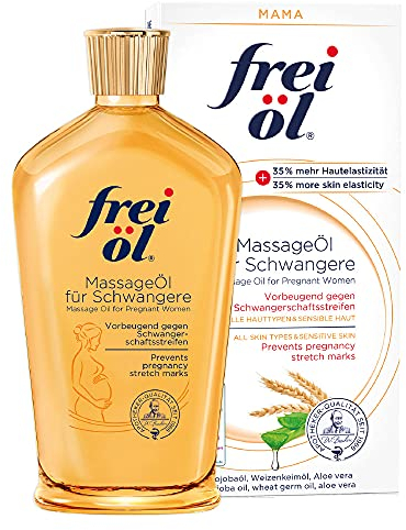 frei öl MassageÖl für Schwangere, das Schwangerschaftsöl beugt effektiv Schwangerschafts- und Dehnungsstreifen vor, vegan, 125 ml
