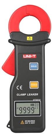 UNII-T UT251A RS-232 Auto Range High Sensitivity Leakage Current Clamp Meters with 99 Data Logging Ammeter Multitester (UT251A)