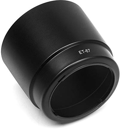 Fotover ET-67 Gegenlichtblende Sonnenblende Streulichtblende Ersatz kompatibel mit Canon EF 100mm f/2.8 & EF 100mm f/2.8 USM Objektiv