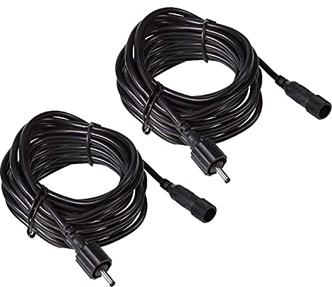 B-right 2X 4M Extension Cables for Outdoor Garden Lights