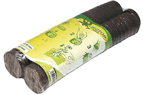 Biotop Pastillas de turba prensada para semillero Pack 50 Unidades