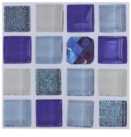 Fditt 18 stücke mosaik Fliesen Transfer Aufkleber Bad küche DIY Home Deco (10 cm * 10 cm) MEHRWEG VERPACKUNG socialme-EU(2#)