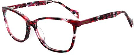 FERAVIA Frauen Mädchen exquisites Design schmücken spezielle Muster Farbe Brillen-nie verblassen von Acetat gesundes Material